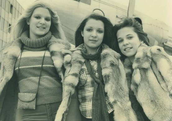 Andrea, Annette und Anke Schneider 1977: Abflug nach London zu Studioaufnahmen