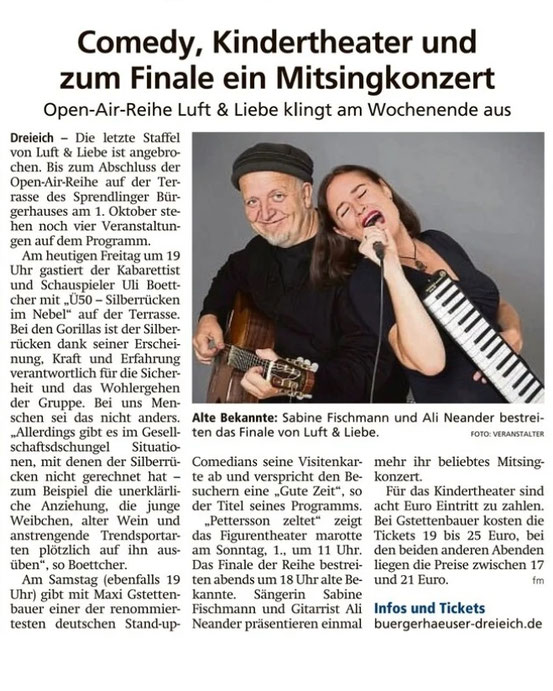 Offenbach Post, 29. September 2023