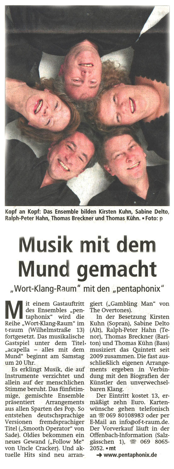 Offenbach Post, 7. Februar 2014