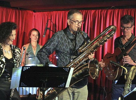 "Re-United" bei der 188. Jazz-Night mit dem Isabelle-Bodenseh-Quartett. Foto: Klaus Faust