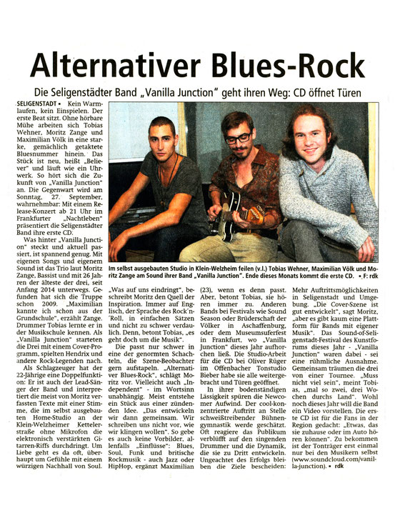Offenbach Post, 12. September 2015