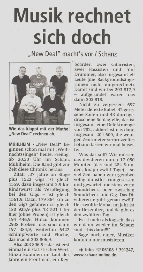 Offenbach Post, 12. Dezember 2014
