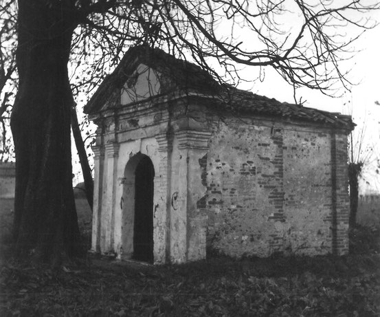 Chiesa di San Vito negli anni'70, foto di Don Dino Bondavalli.