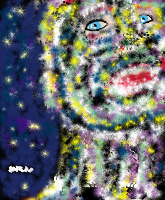 POLVERE DI STELLE - 2012 eseguito a mano libera al pc