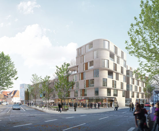 Blick Richtung Stadtmitte, KTP-Architekten