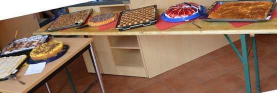 unser Kuchen-Buffet