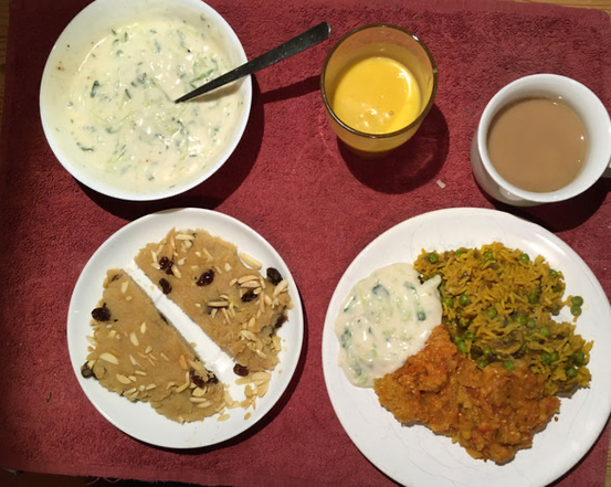 Pflanzliches indisches Essen