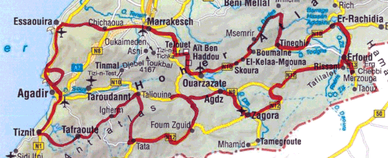 Ca. 3.000 km durch Marokko!