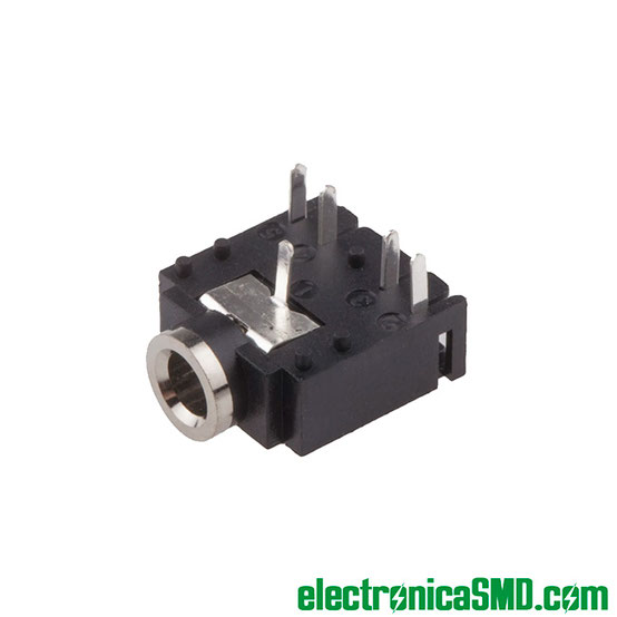 jack audio estereo pcb placa, jack 3.5mm hembra, conector 3.5mm, guatemala, electronica, electronico, jack para soldar en placa audio