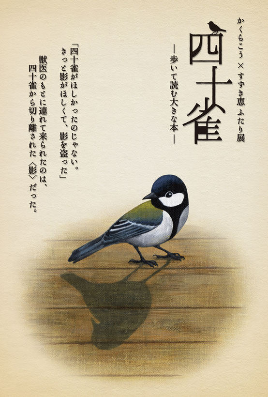 「四十雀がほしかったのじゃない。きっと影がほしくて、影を盗った」　獣医のもとに連れて来られたのは、四十雀から切り離された〈影〉だった。