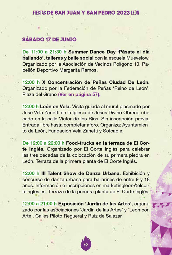 Fiestas de San Juan y San Pedro en LEON