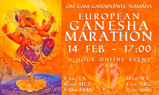 Kostenfreies Online Mantra Konzert: mit Joachim Böttcher und vielen weiteren Musikern / innen und Mantrasänger / innen. Nacheinander werden sie mit euch das Mantra OM GAM GANA PATAYE NAMAHA singen.