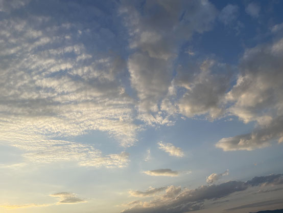 夕方の空
