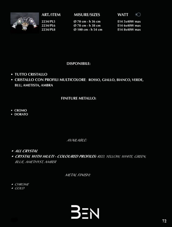 plafoniera-murano-michelle-6-luci-trasparente-ambra