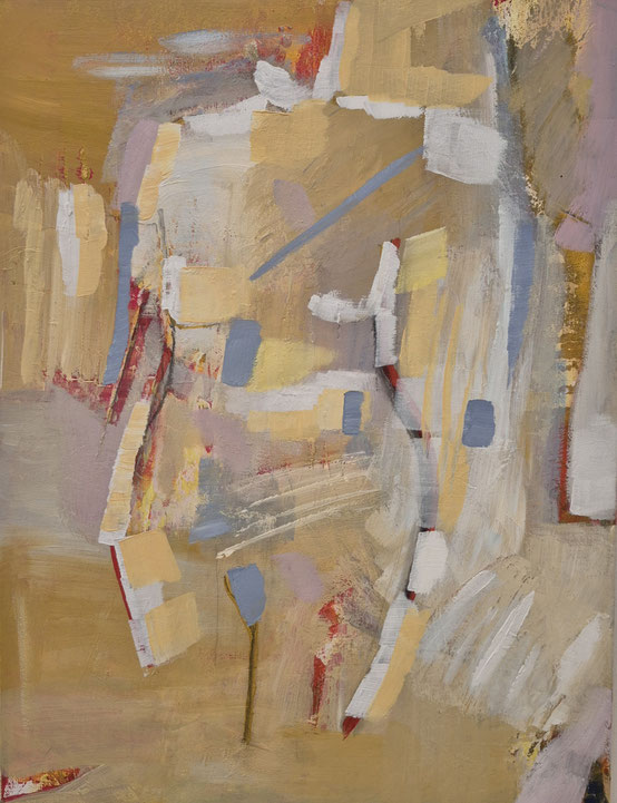 Tanzendes Licht, 80cm x 60cm, Acryl auf Leinwand