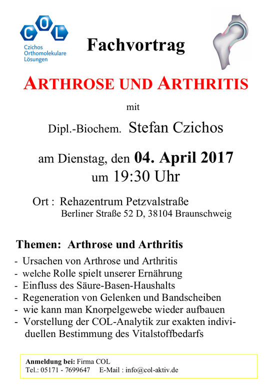 Arthtose / Arthtitis / Säure - Basen - Haushalt / Gelenk / Bandscheibe / Knorpelgewebe / Col - Analytik