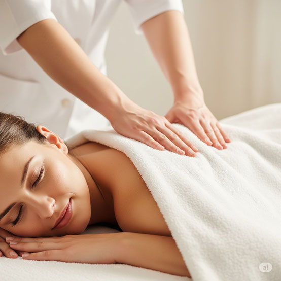 Massage für Körper, Geist & Seele – achtsame Atmosphäre