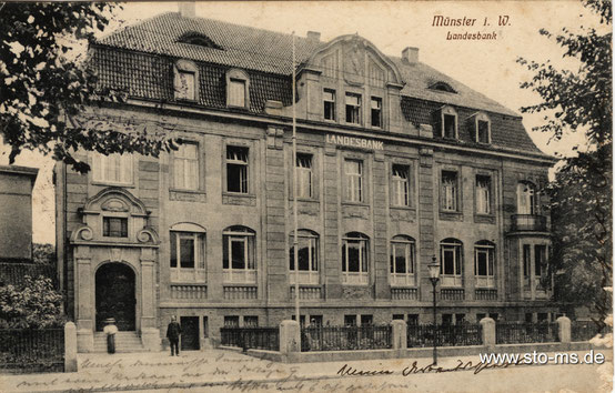 Die Landesbank an der Friedrichstraße-Warendorfer Straße