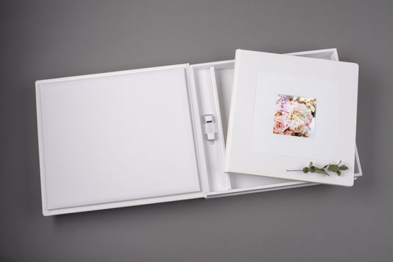 Complete Album Set in Kunstleder mit Acrylfenster