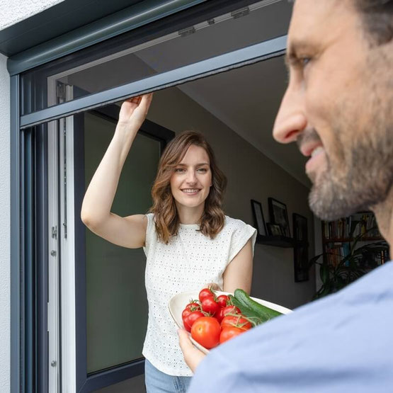 Maßgefertigter Insektenschutz für Fenster bei Lamellen Junker