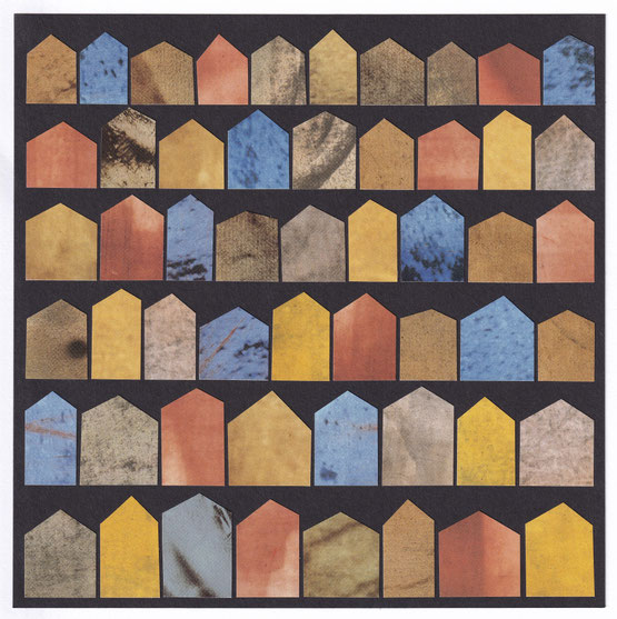 Papiercollage von Klaus Becker, Kassel