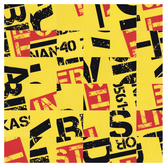 Papiercollage von Klaus Becker, Kassel