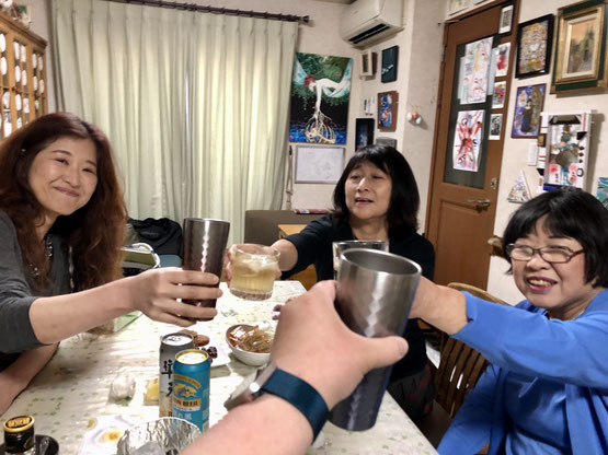 皆で乾杯！
