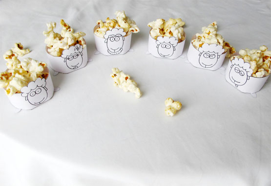 Beatrice Winkel - Niedliche Osterdekoration – Popcorn-Schafe