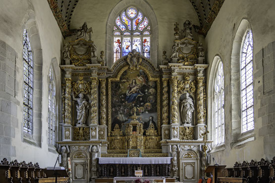 Bild: Hauptaltar der Église Notre-Dame de Croas-Batz in Rosscoff  