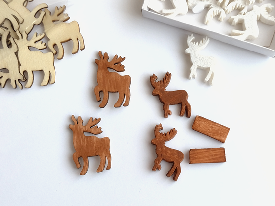 Miniatur-Hirschfiguren basteln