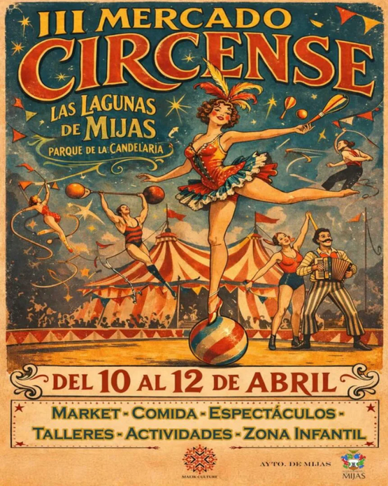 Mercado Circense en Las Lagunas de Mijas
