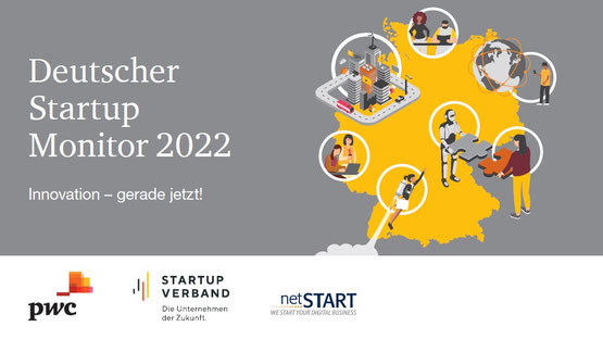 Startup Monitor 2022 (Quelle: PwC/Startup Verband)
