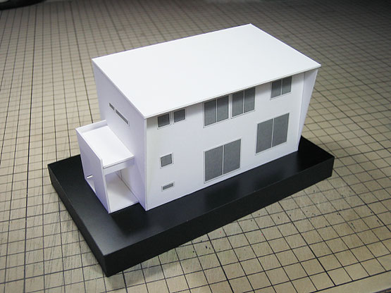 建築住宅模型 模型 1/100