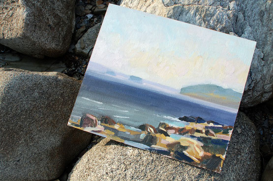 Kate Kern Mundie Painting at Moose Point