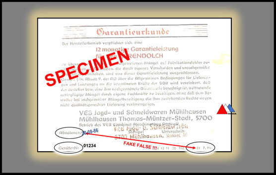 Garantie certificaat Produktionsdatum later dan afname!!!!!!! is onjuist Produkt is van latere datum ! 1989 - heden................... Oppassen dus!!!