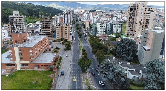 Avenida de Los Estudiantes en Pasto