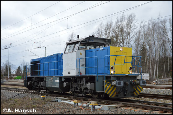 275 102-6 rollt am 29. Januar 2018 Lz durch Leipzig-Thekla