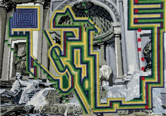 VIRTUAL FOUNTAIN  51 x 36