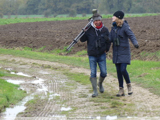 Camilla Dreef et Antoine Cubaixo au Lac du Der en Champagne