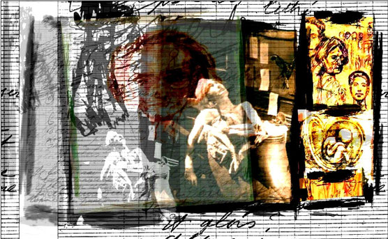 artwork by © Henrik Aeshna on Artaud's picture & drawings