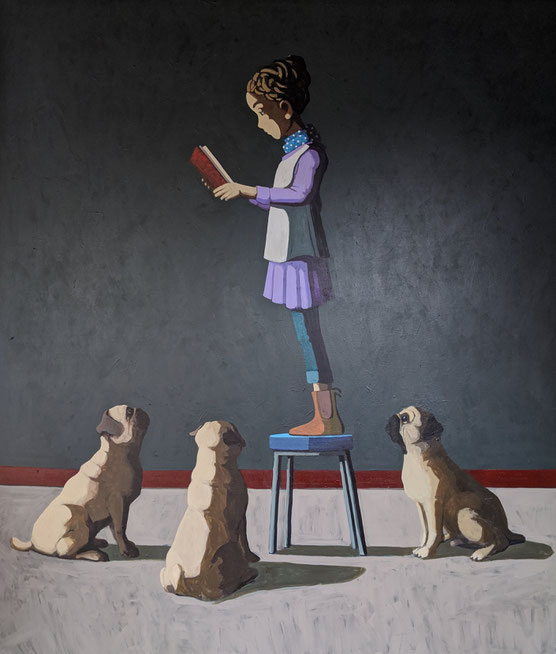 bedtime story - Acryl auf Leinwand, 190x160cm, 2020