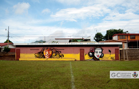 Proyecto Arte Urbano Palmares / Tema: circo