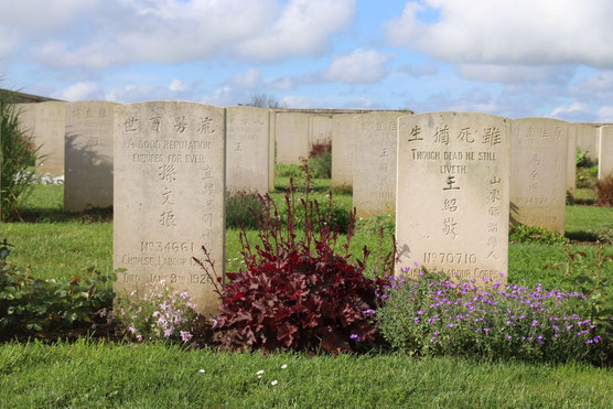Bild: Chinesischer Friedhof in Noyelles-sur-Mer
