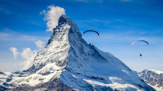 Elite Flights, Apenrundflug mit Gletscherlandung ab Luzern-Beromünster, Matterhorn