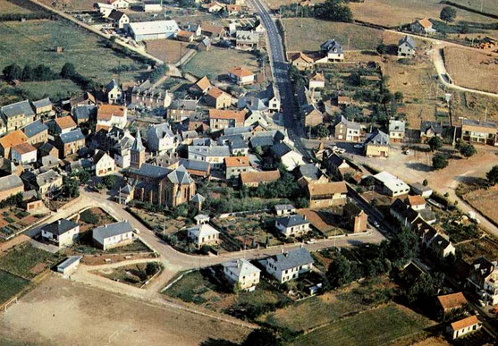 Vue aérienne du bourg