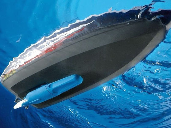 Die Besonderheit des Playmobil-Sets 5159 ist der leicht anzubringende Unterwassermotor.