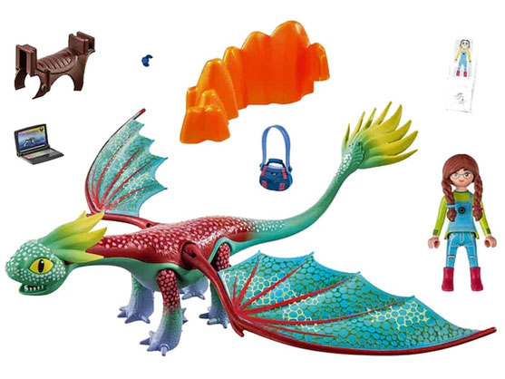 Im Paket Playmobil 71083 sind 14 Einzelteile enthalten. 