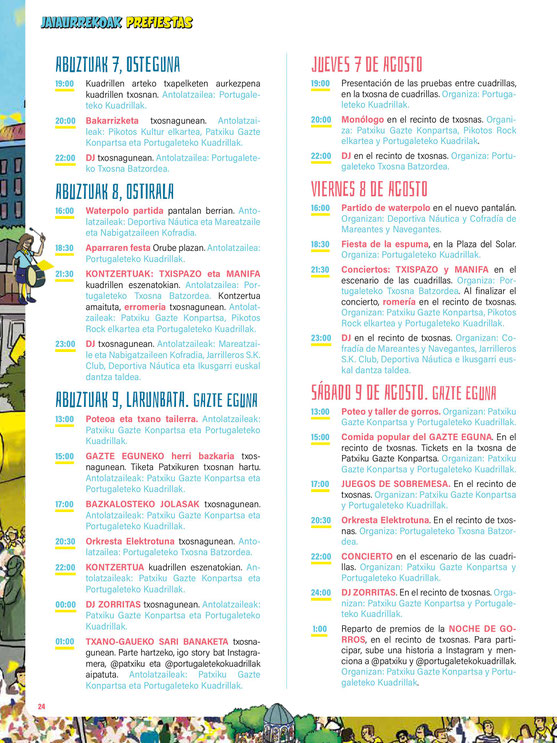 Programa del Mercado Medieval y Fiestas de Portugalete