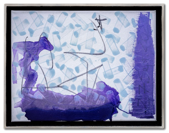 "Lustvoll", Öl auf Leinwand, H 30 x B 40 cm, 2024, 1900,- €