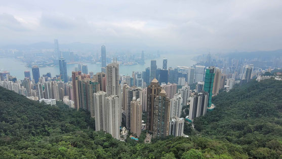 Ausblick vom der Sky Terrace des Victoria Peak